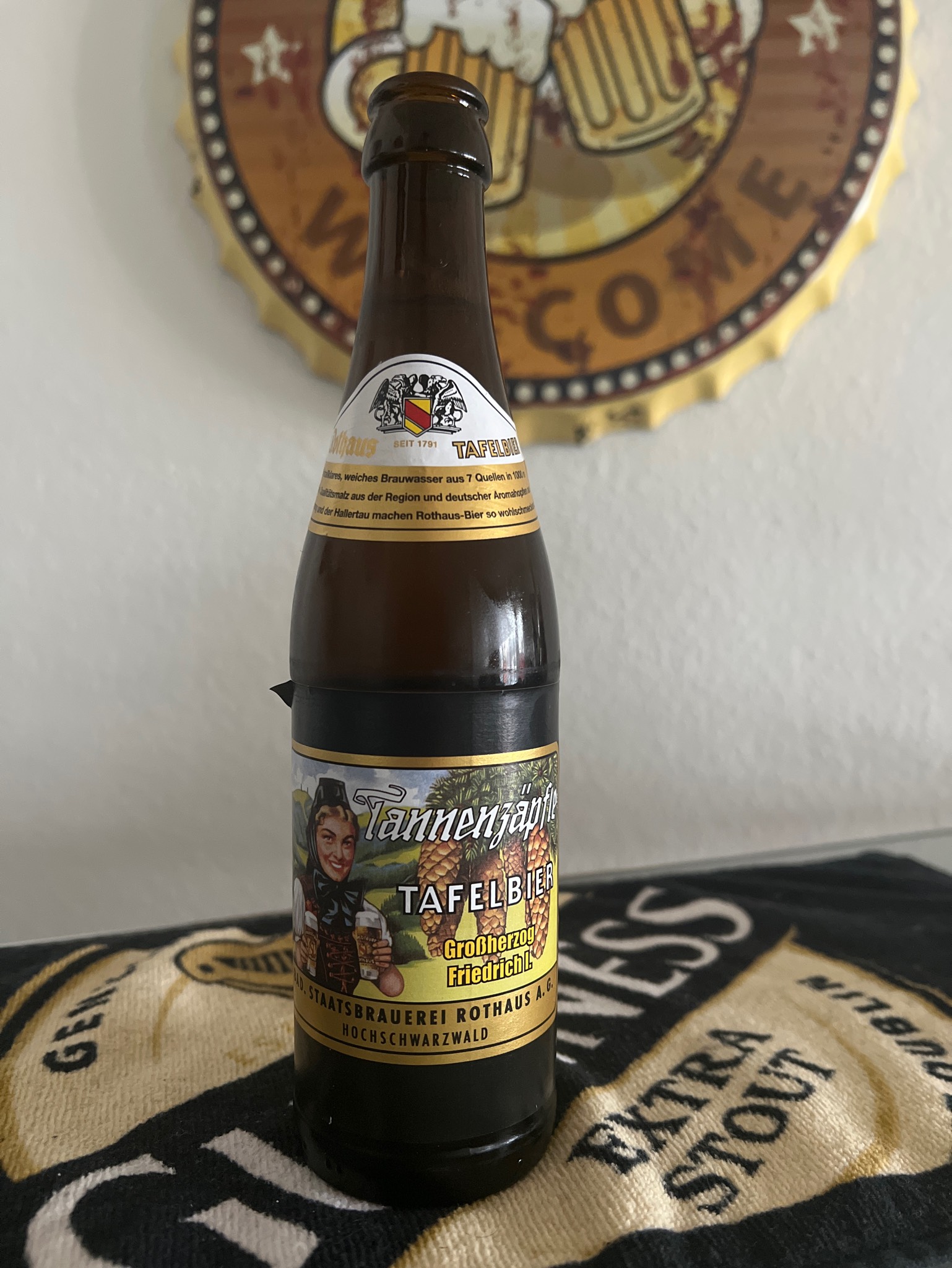 Tannenzäpfle Tafelbier, Badische Staatsbrauerei Rothaus