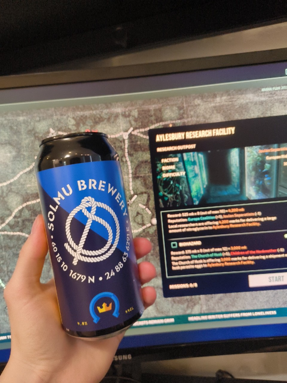 Siniverinen Lager, Finland