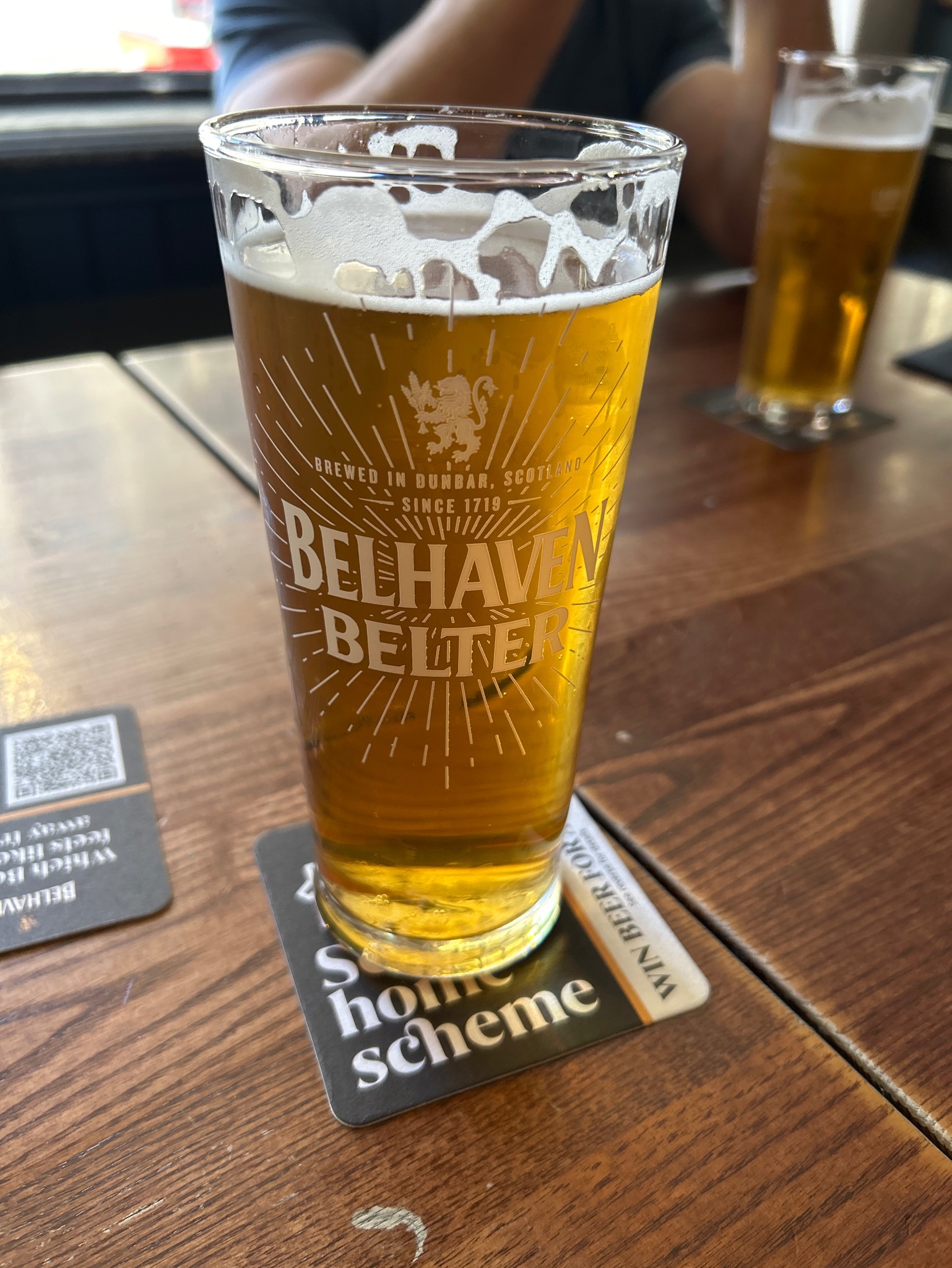Belter Lager, Belhaven Brewery (Greene King)