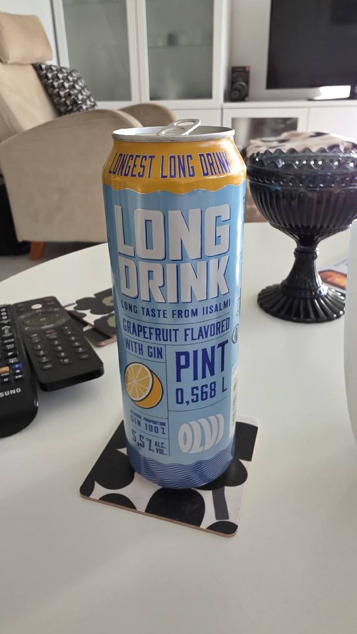 OLVI Long Drink Grapefruit, Finland