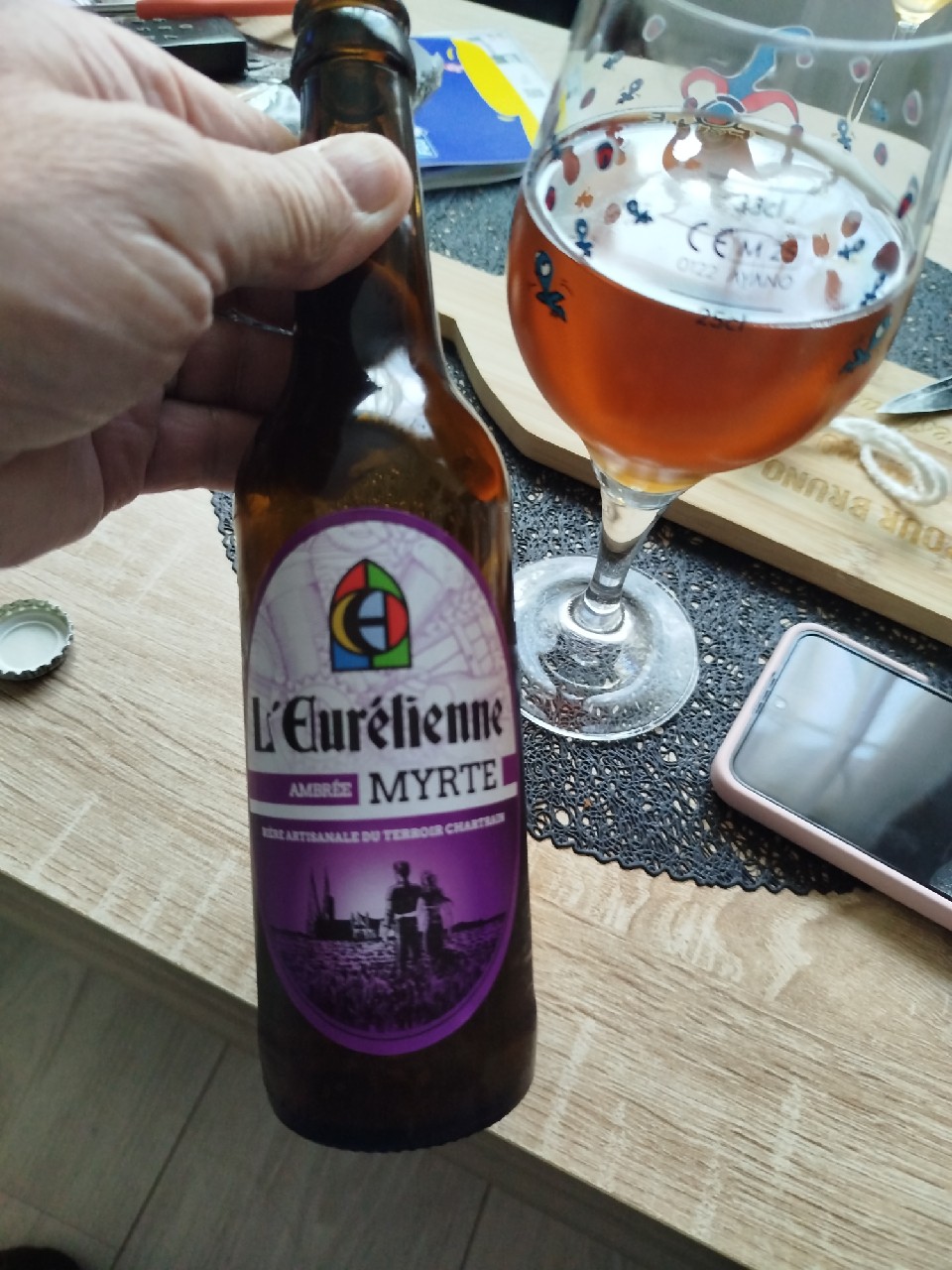 L'Eurélienne Ambrée Myrthe, Microbrasserie De Chandres (L'Eurélienne)