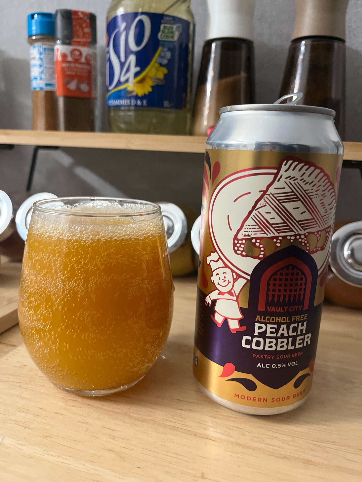 peach cobbler alcohol free, Scotland