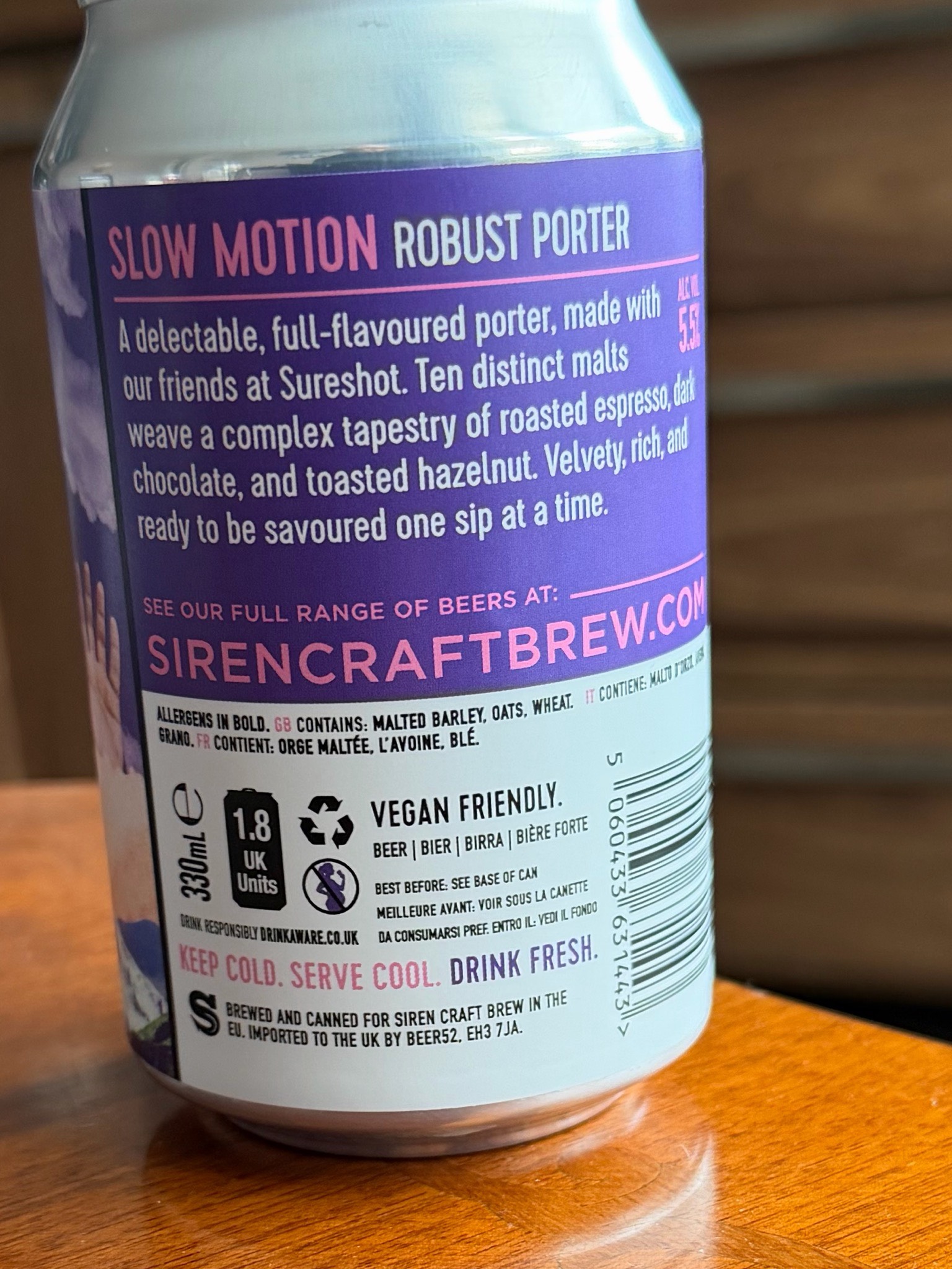 Slow Motion, Siren Craft Brew