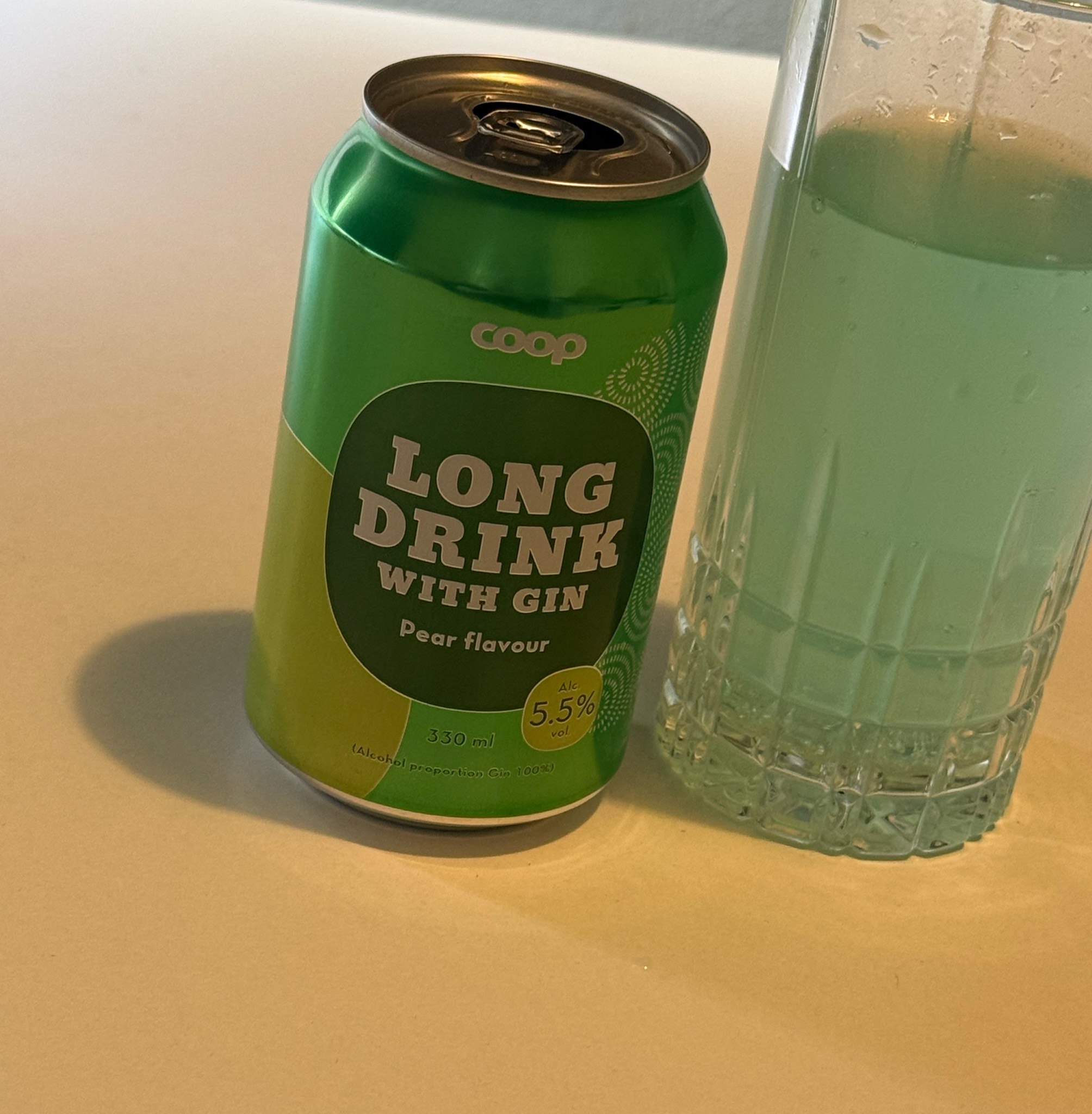 Coop Long Drink Pear, Finland
