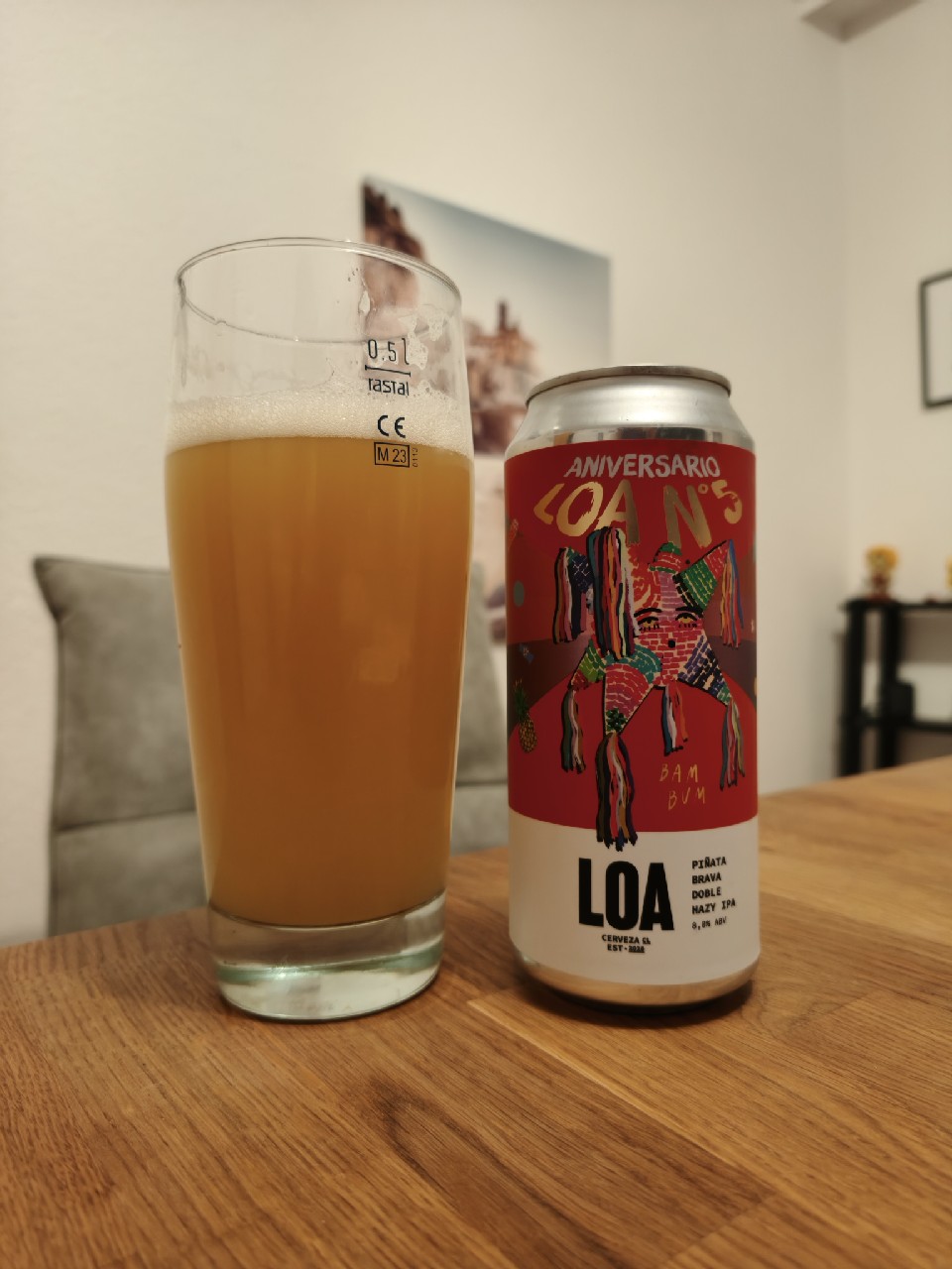 aniversario loa n5 piñata brava doble hazy ipa, Loa Chile Spa