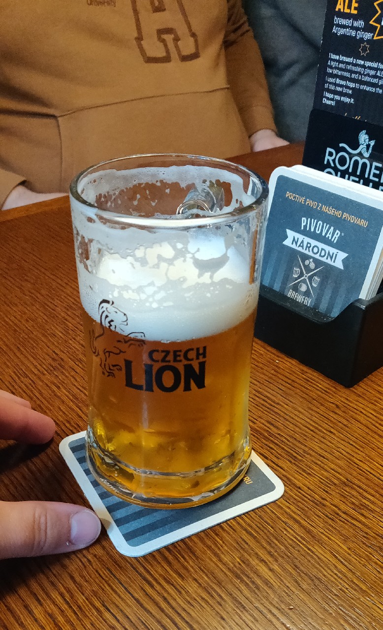 Czech Lion Ležák Pilsner Style Lager 11°, Pivovar Národní