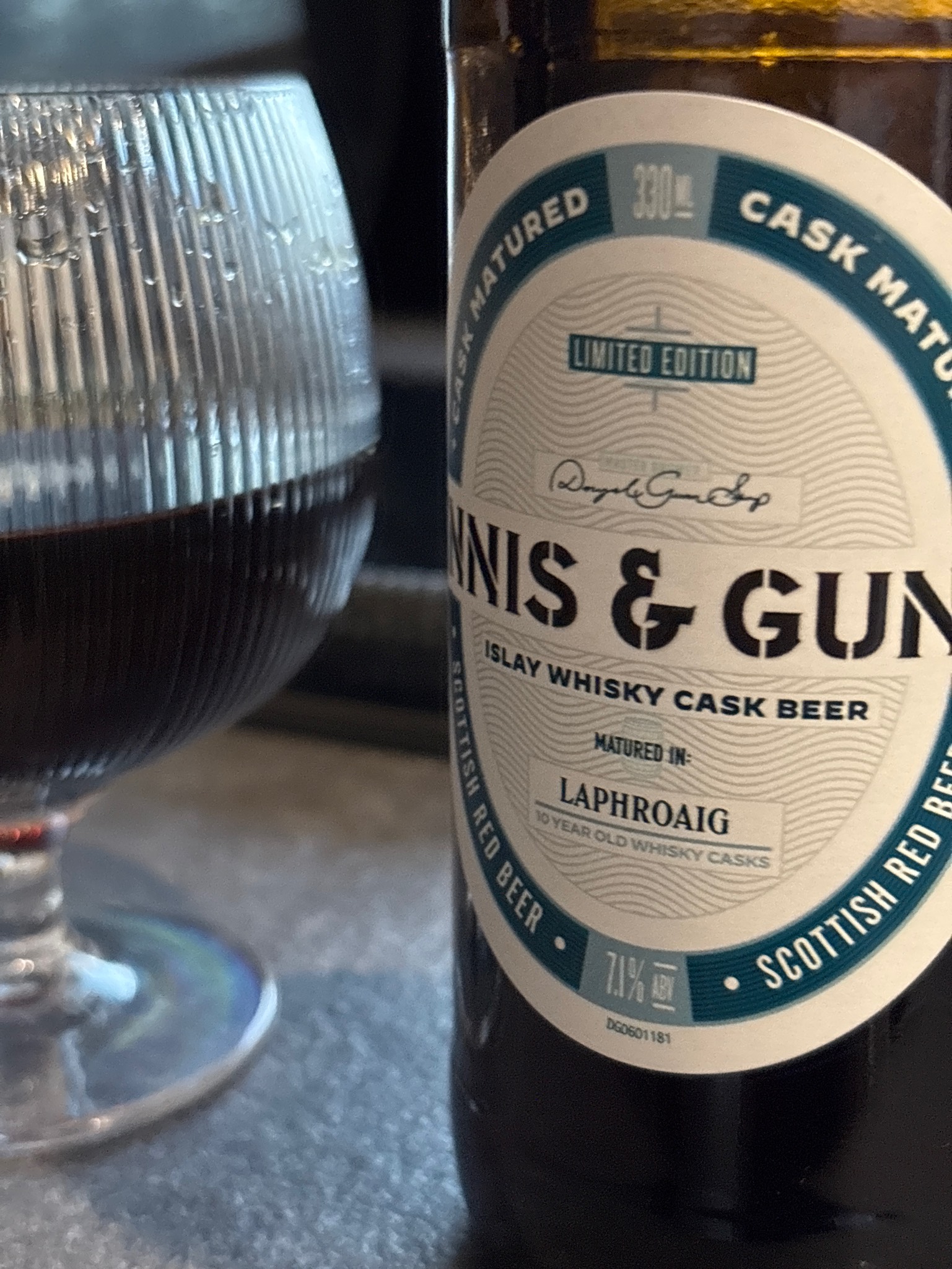 Islay Whisky Cask Beer Laphroaig, Scotland