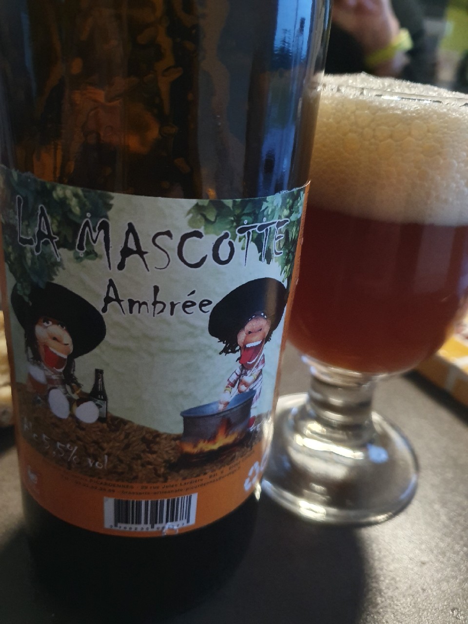 La Mascotte Ambrée, Brasserie Artisanale Picardennes