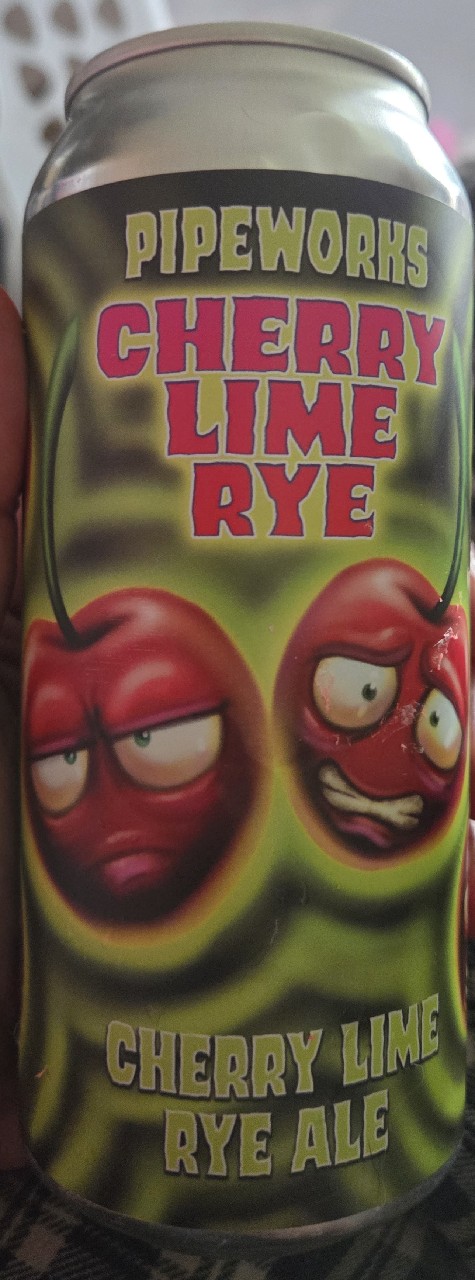 cherry lime rye ale, Pipeworks Brewing Company