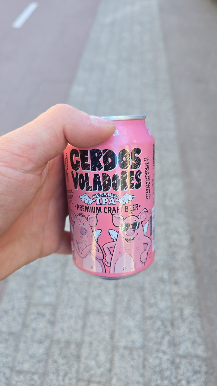 Cerdos Voladores IPA, Barcelona Beer Company