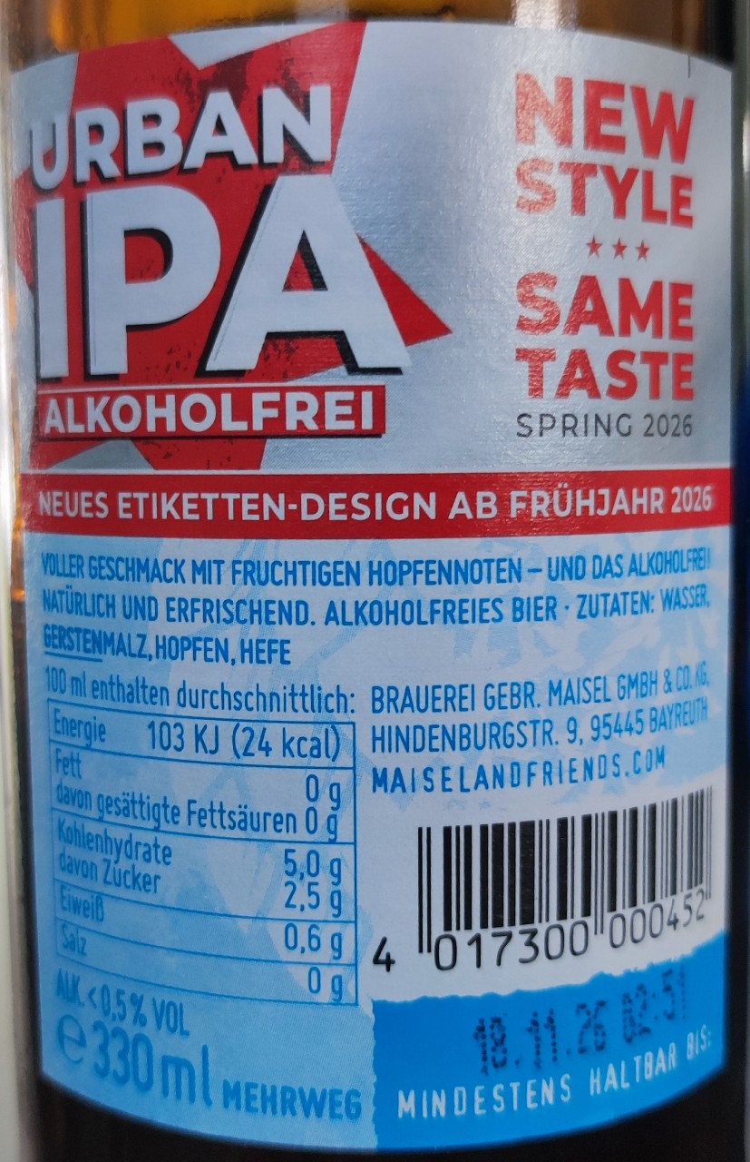 Maisel & Friends Alkoholfrei, Germany