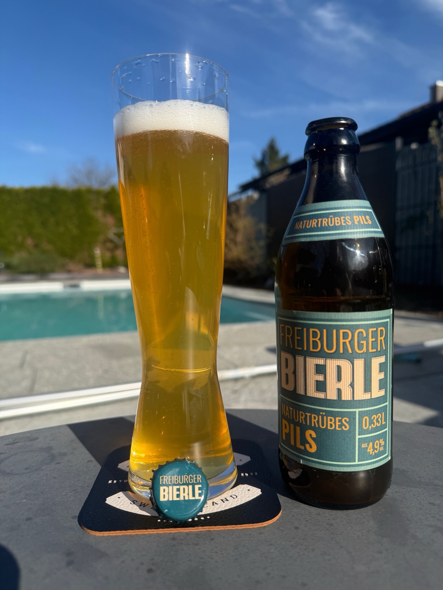 Freiburger Bierle Naturtrübes Pils, Brauerei Ganter