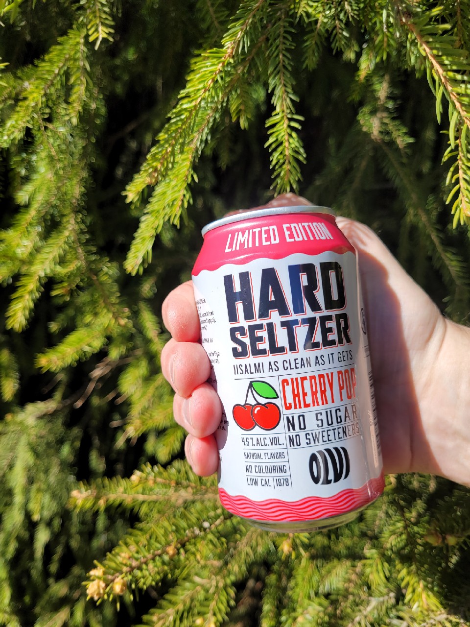 Hard Seltzer Cherry Pop, Finland