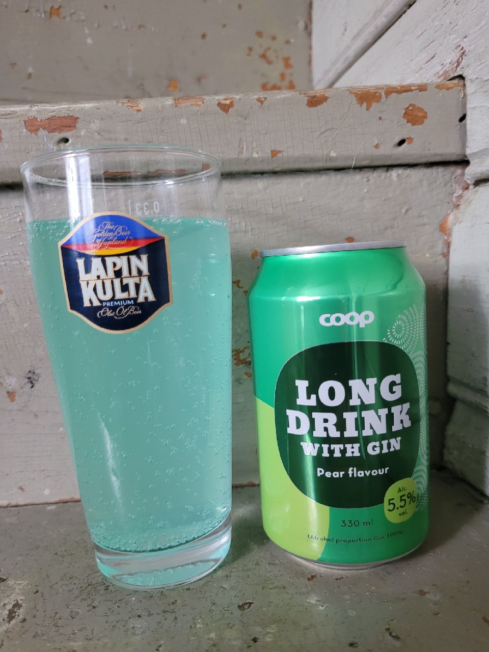 Coop Long Drink Pear, Finland