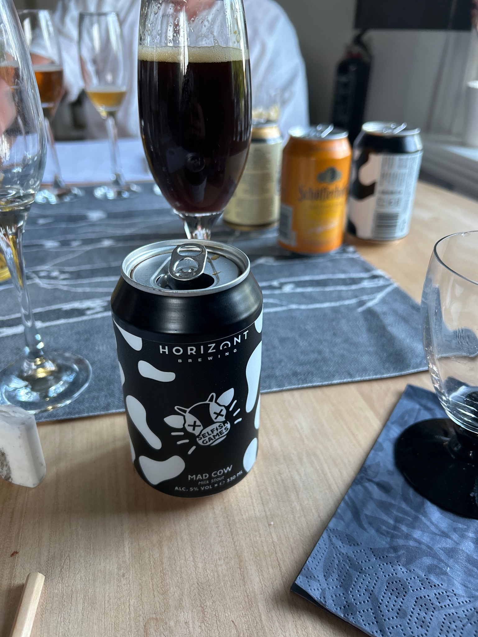 Mad Cow Milk Stout, Looking Glass Brewing Company