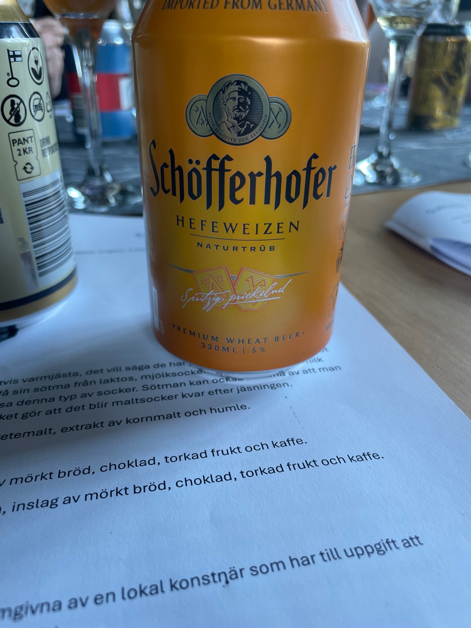 Schöfferhofer Hefeweizen, Schöfferhofer Weizenbier GmbH (Radeberger Gruppe)