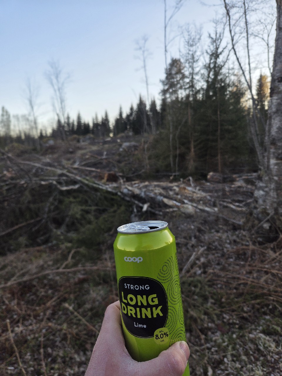 Coop Strong Long Drink Lime, Finland