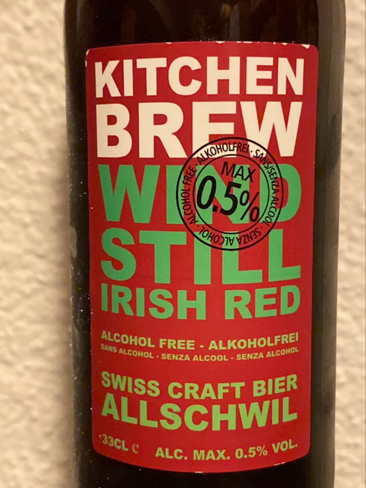 Windstill Irish Red, Kitchen Brew