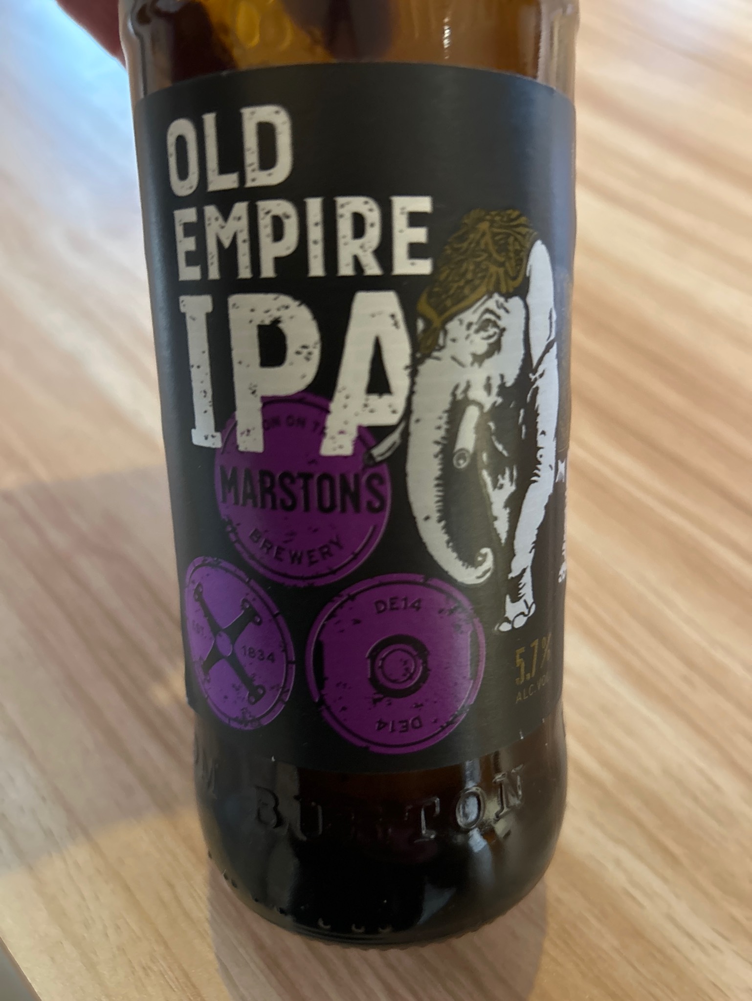 Old Empire IPA, Marston's Brewery
