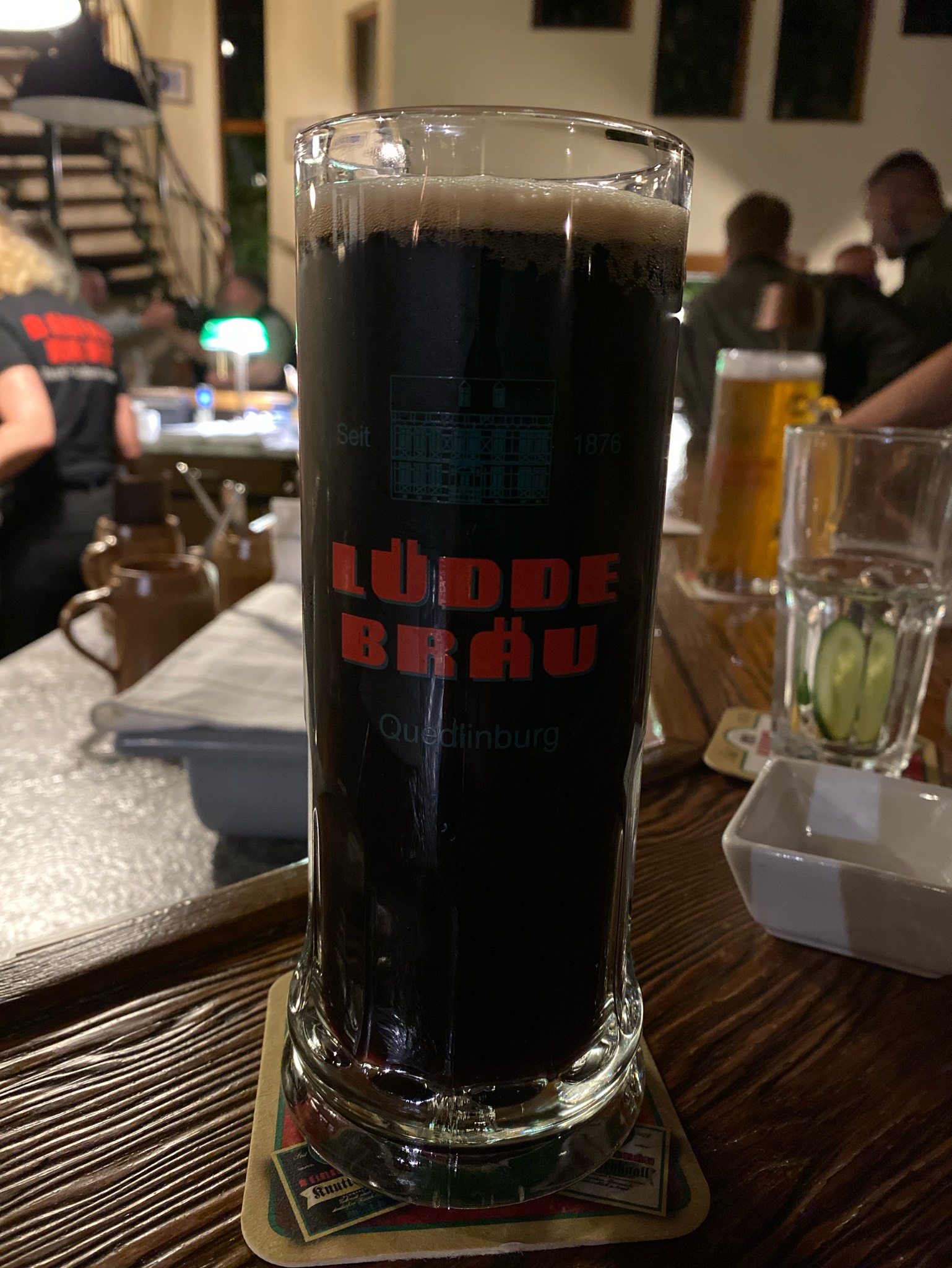 Lüdde Bräu Knuttenforz Schwarzbier, Brauerei Lüdde, Quedlinburg