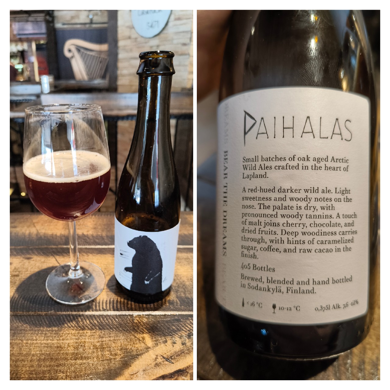 Bear The Dreams, Paihalas Brewery
