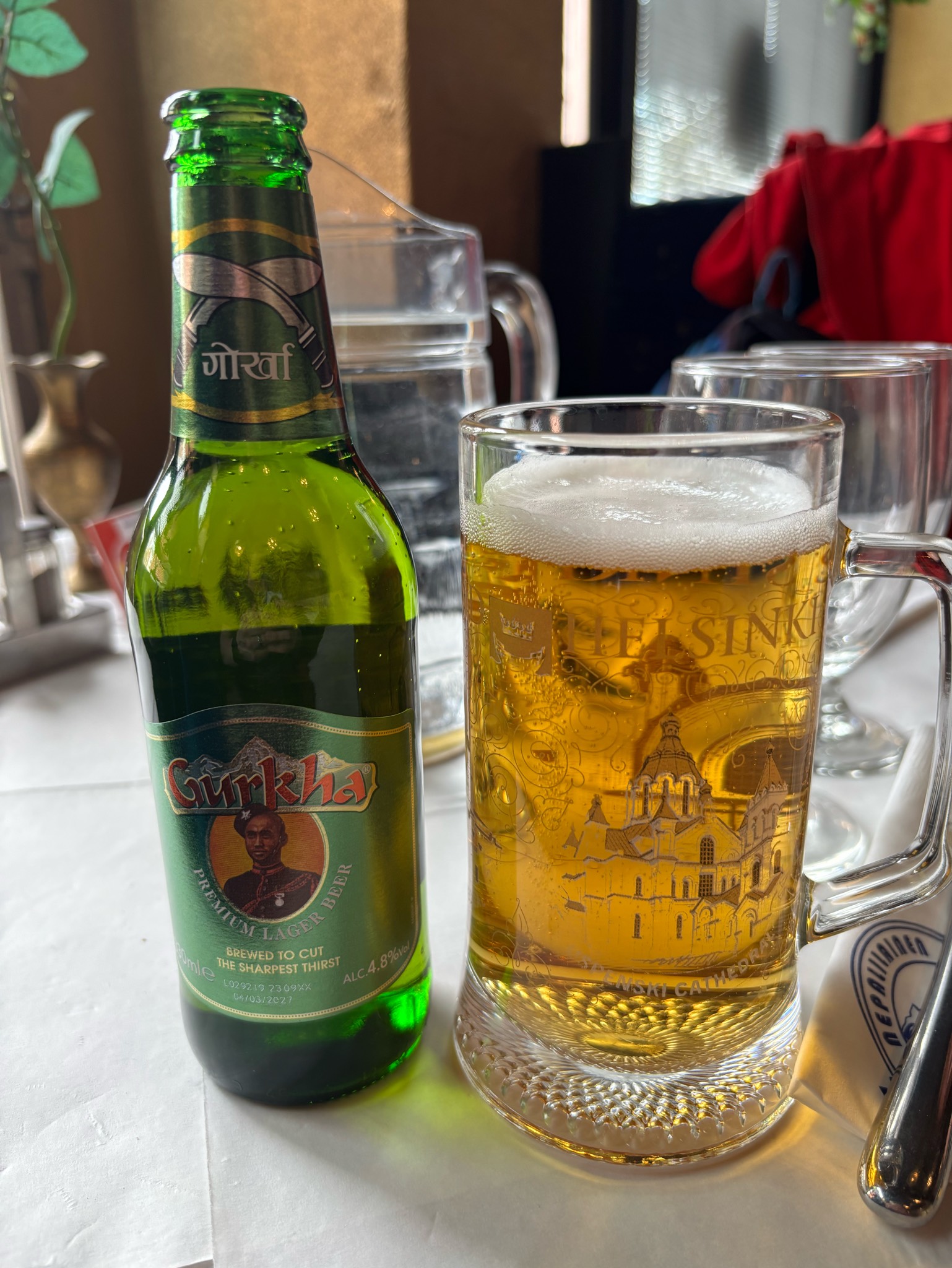 Gurkha Premium Lager Beer, England