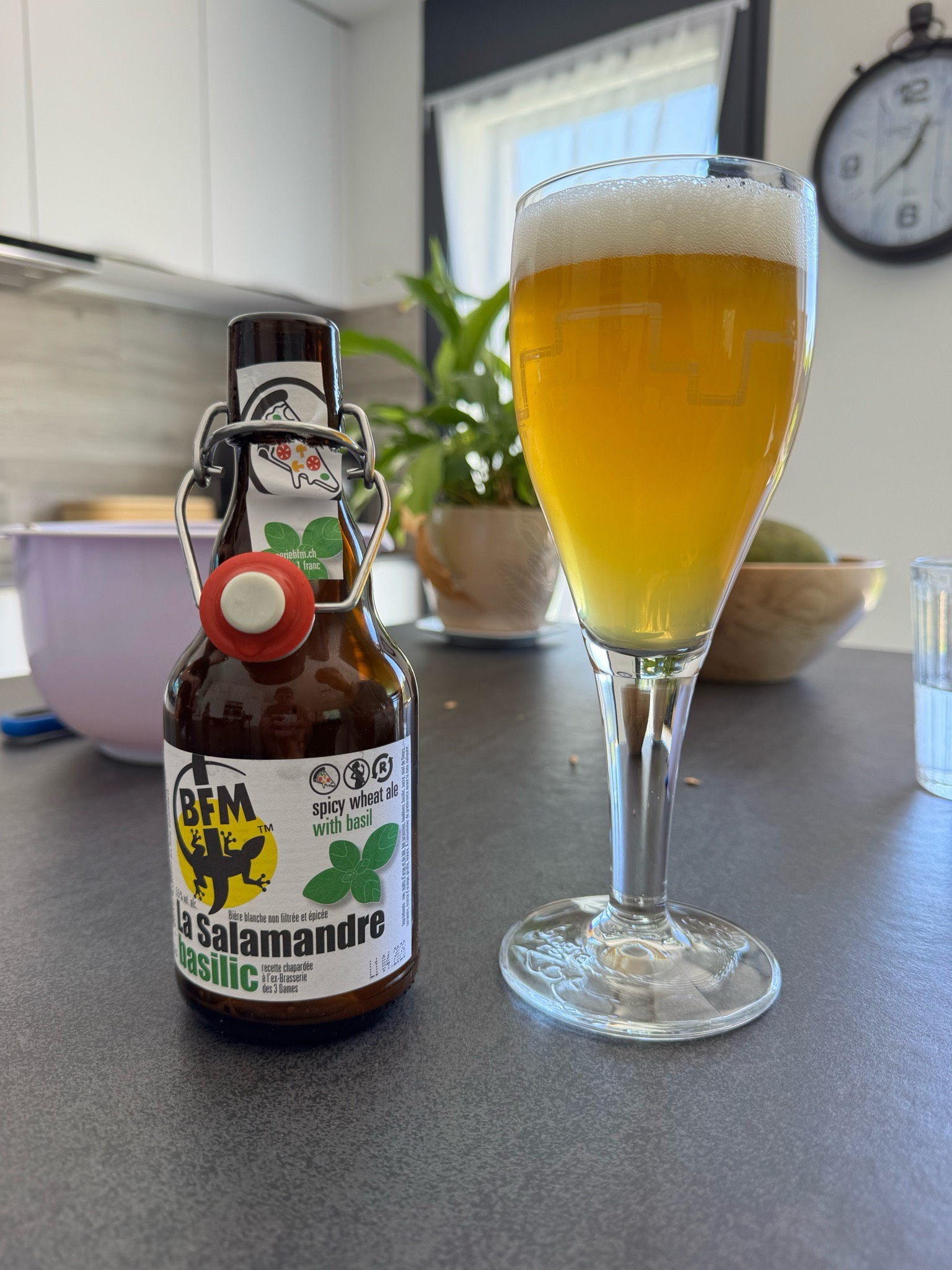 La salamandre basilic, BFM (Brasserie des Franches-Montagnes)