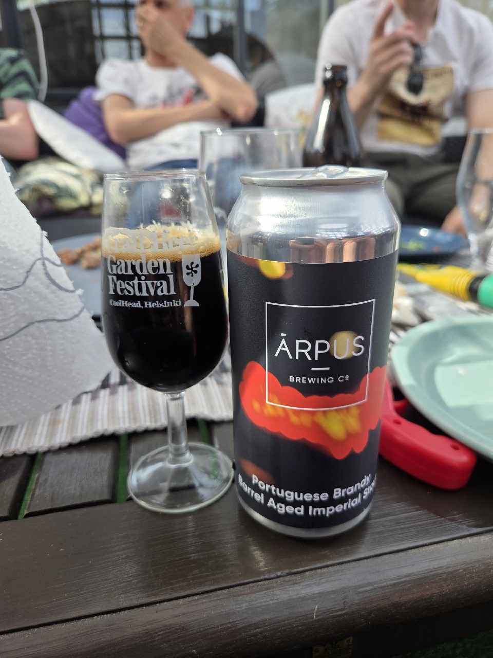 Portuguese brandy barrel aged imperial stout, Latvia