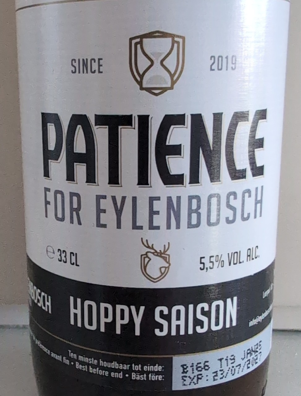 Patience For Eylenbosch - Hoppy Saison, Belgium