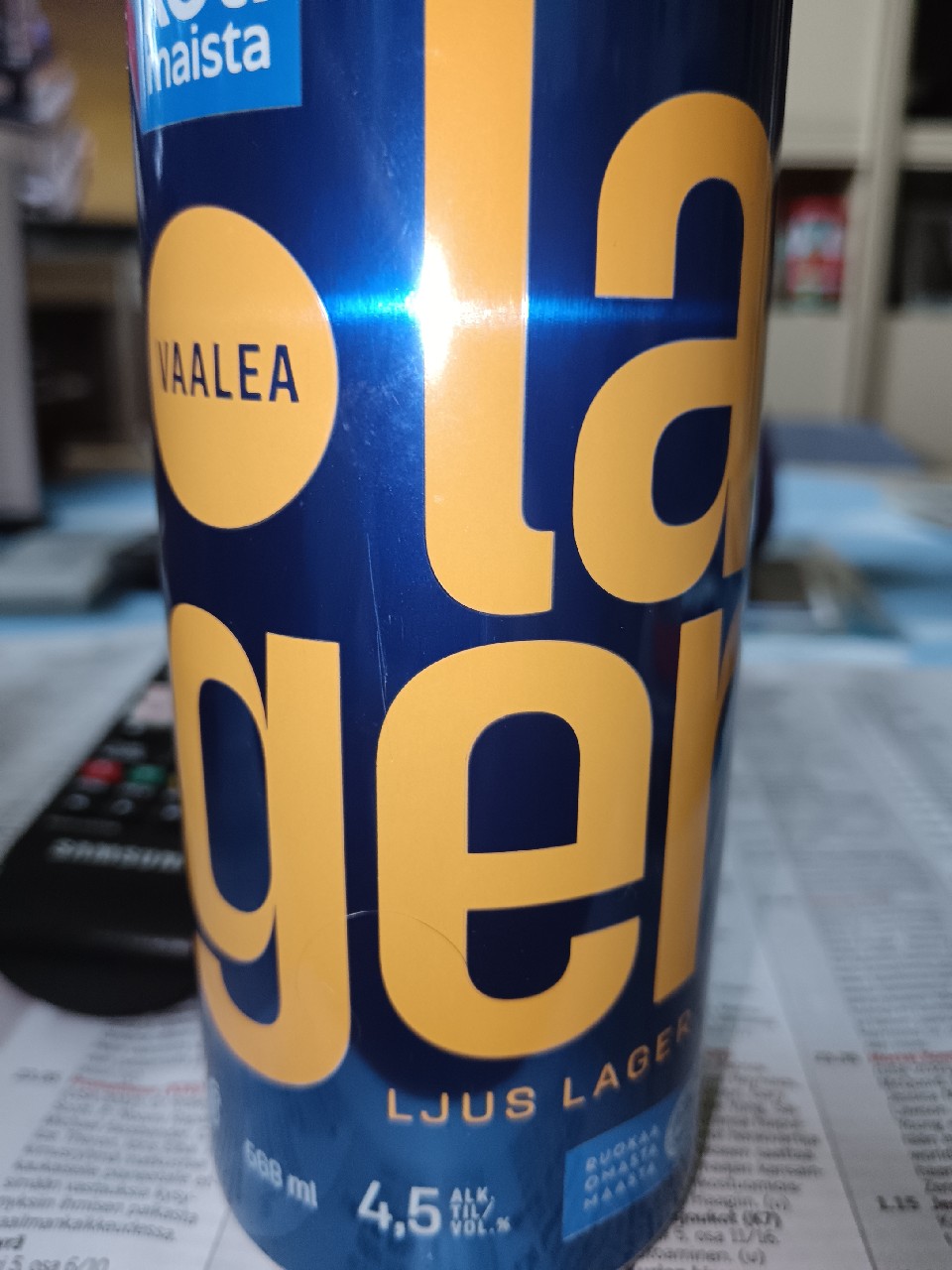 Kotimaista Vaalea Lager, Finland