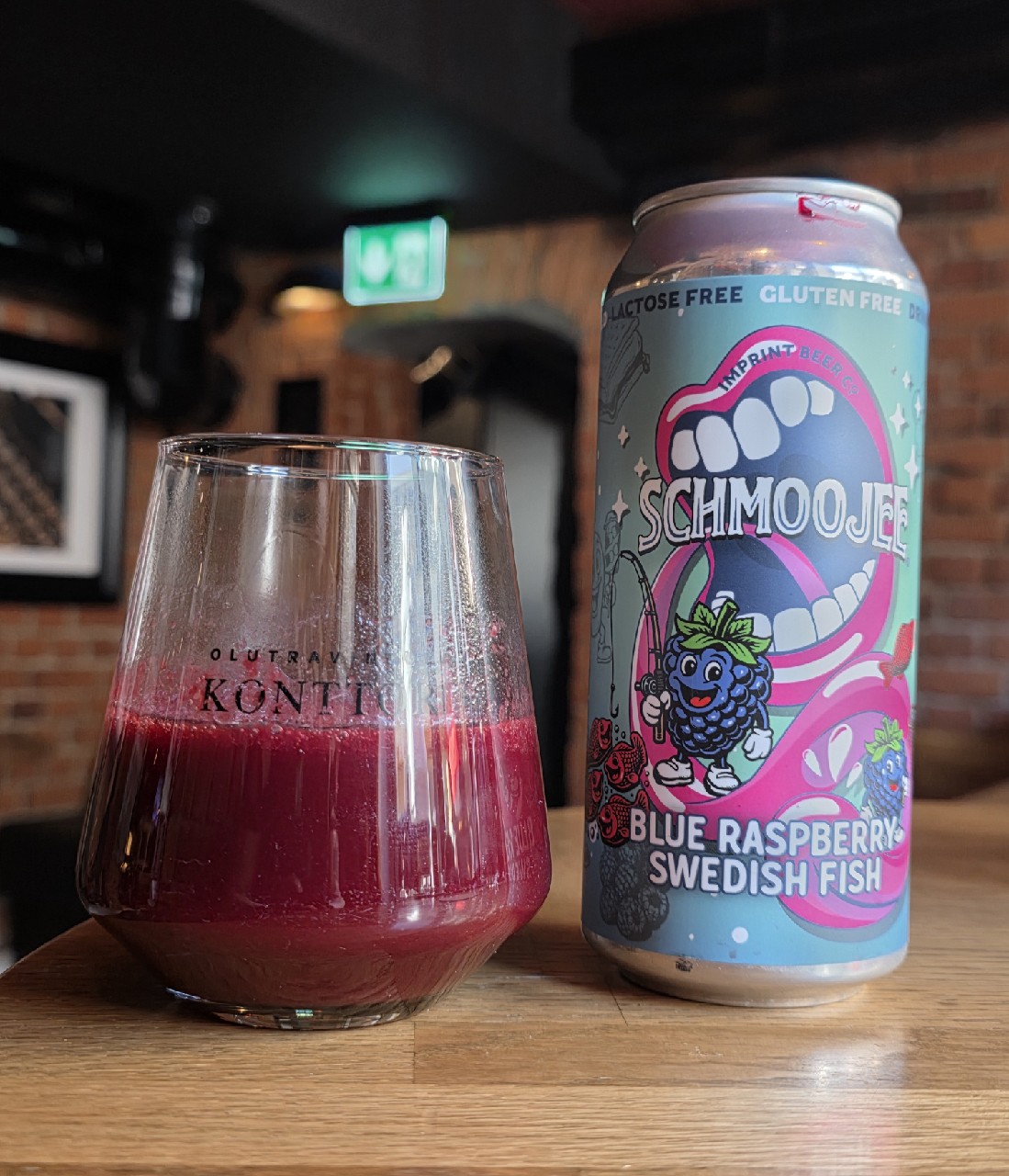 Schmoojee Blue Raspberry Swedish Fish, Imprint Beer Co.