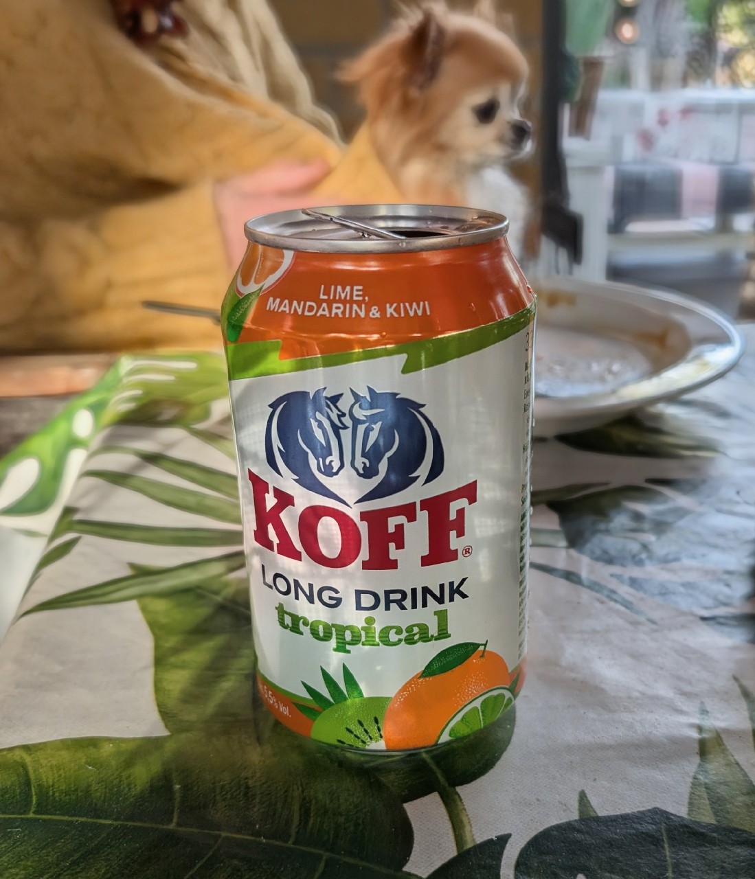 KOFF Long Drink Gin & Tropical Lime-Mandarin-Kiwi, Finland