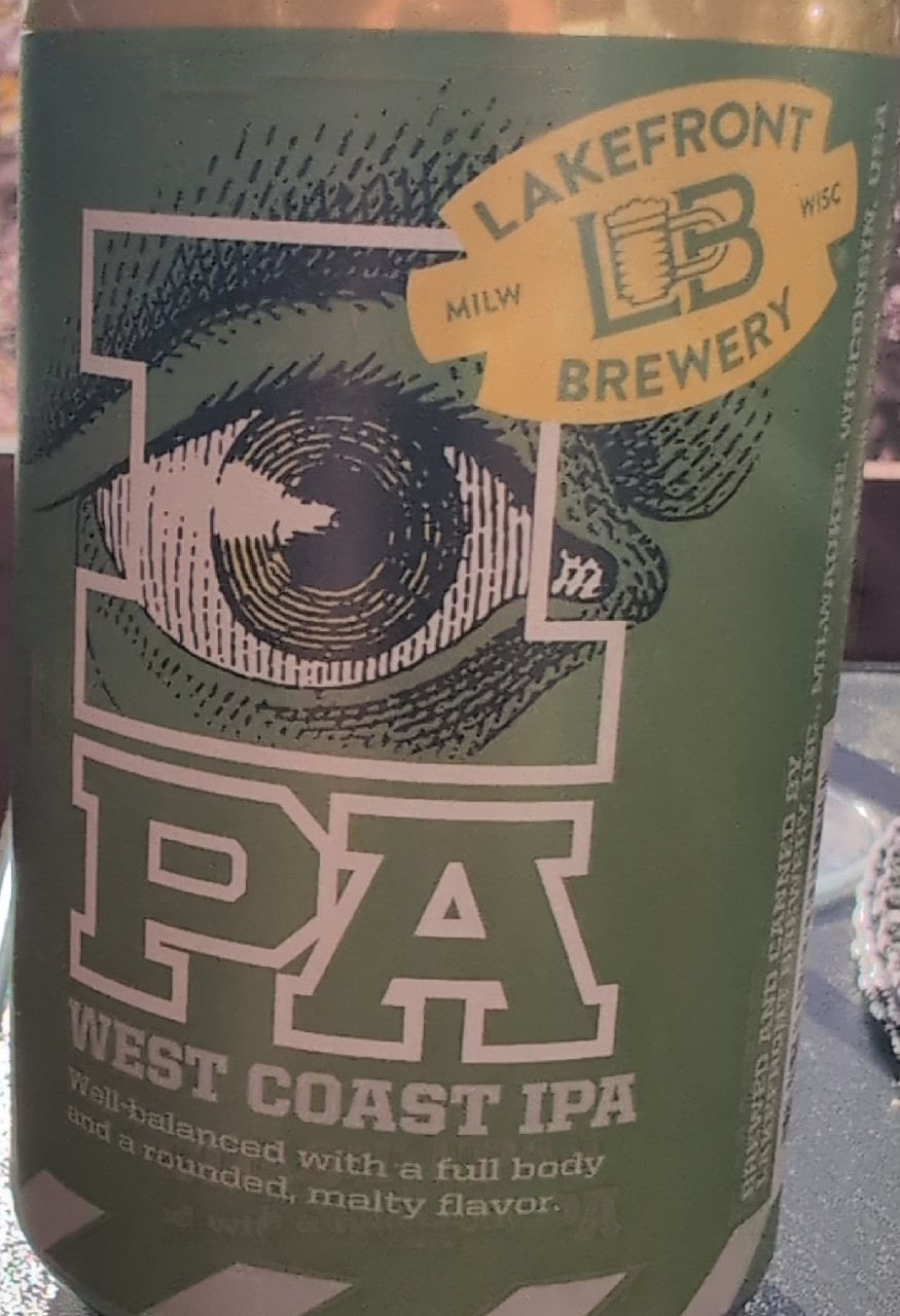Lakefront India Pale Ale, Lakefront Brewery
