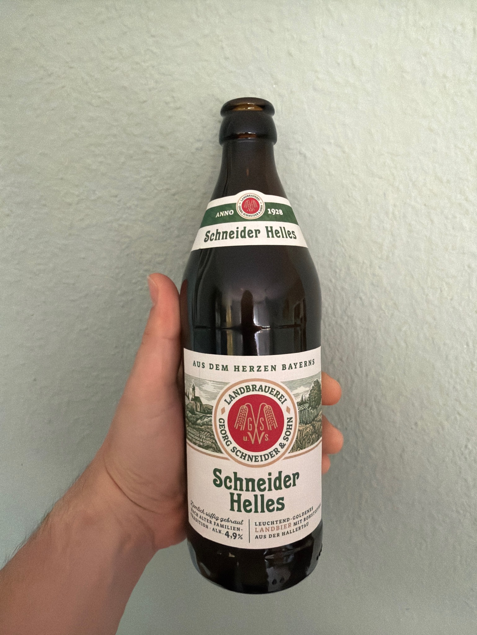 Schneider's Helles Landbier / Bayrisch Hell, Schneider Weisse G. Schneider & Sohn