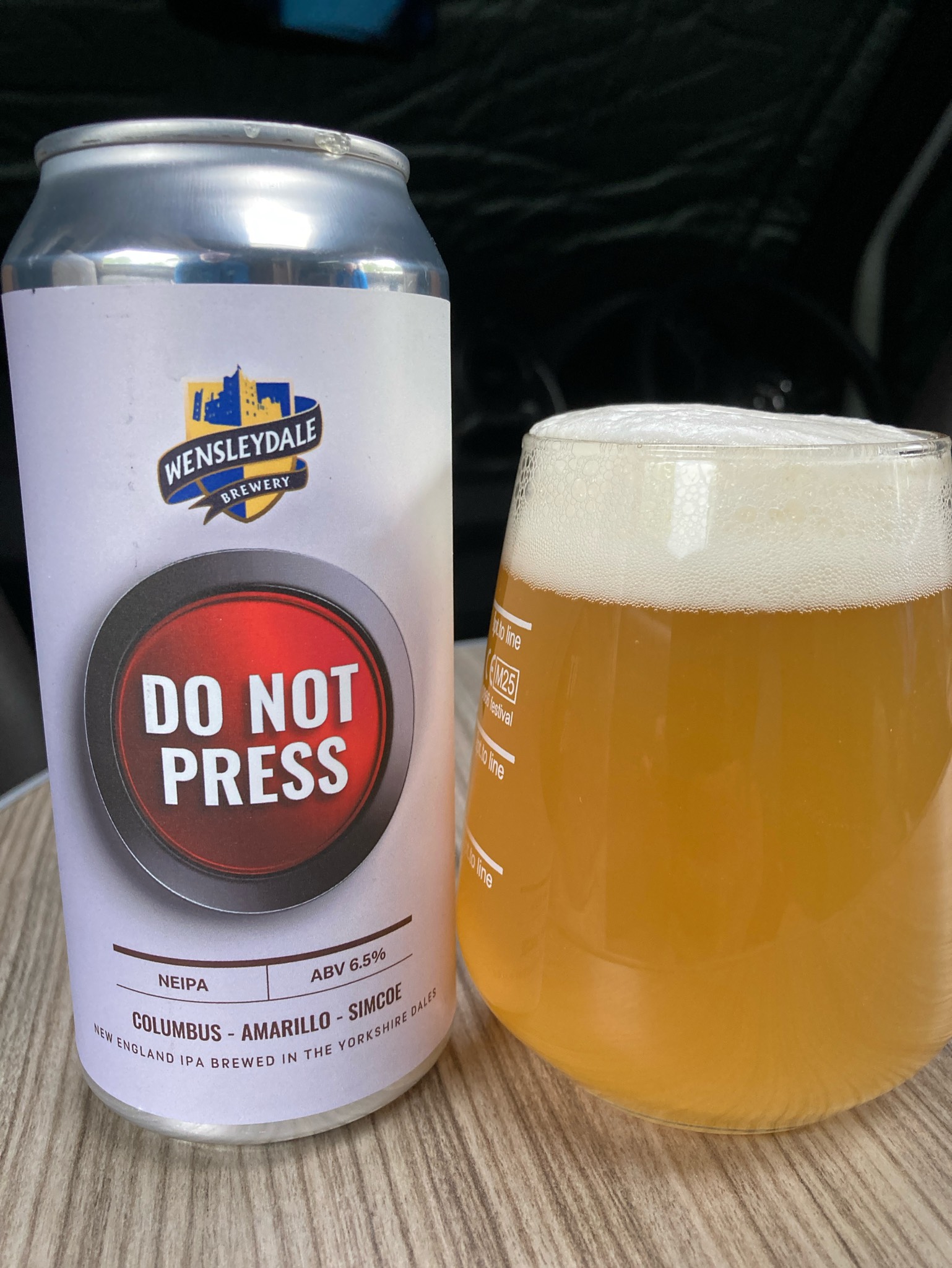 Do not press, Wensleydale Brewery