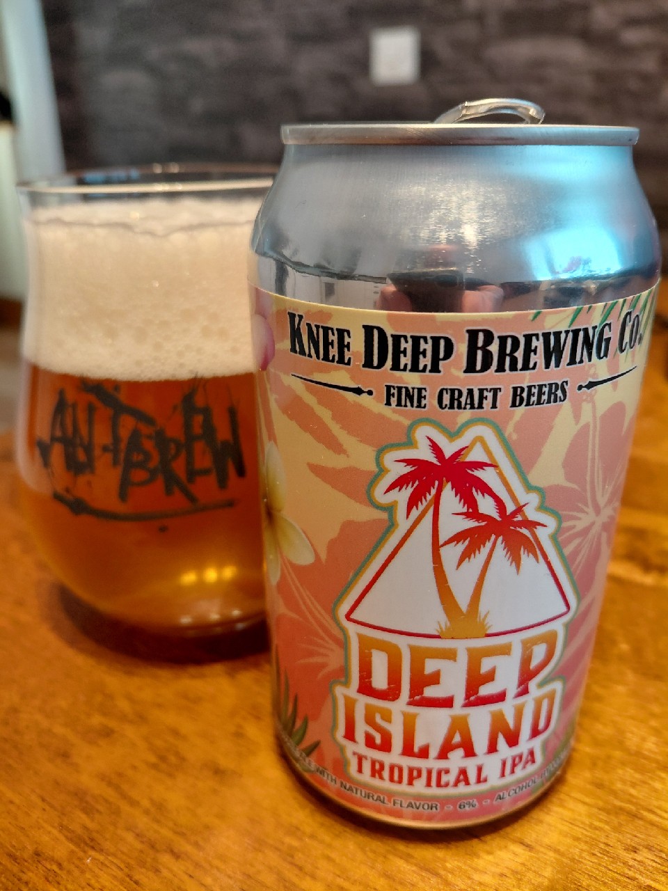 Deep Island Tropical IPA, Knee Deep Brewing Company