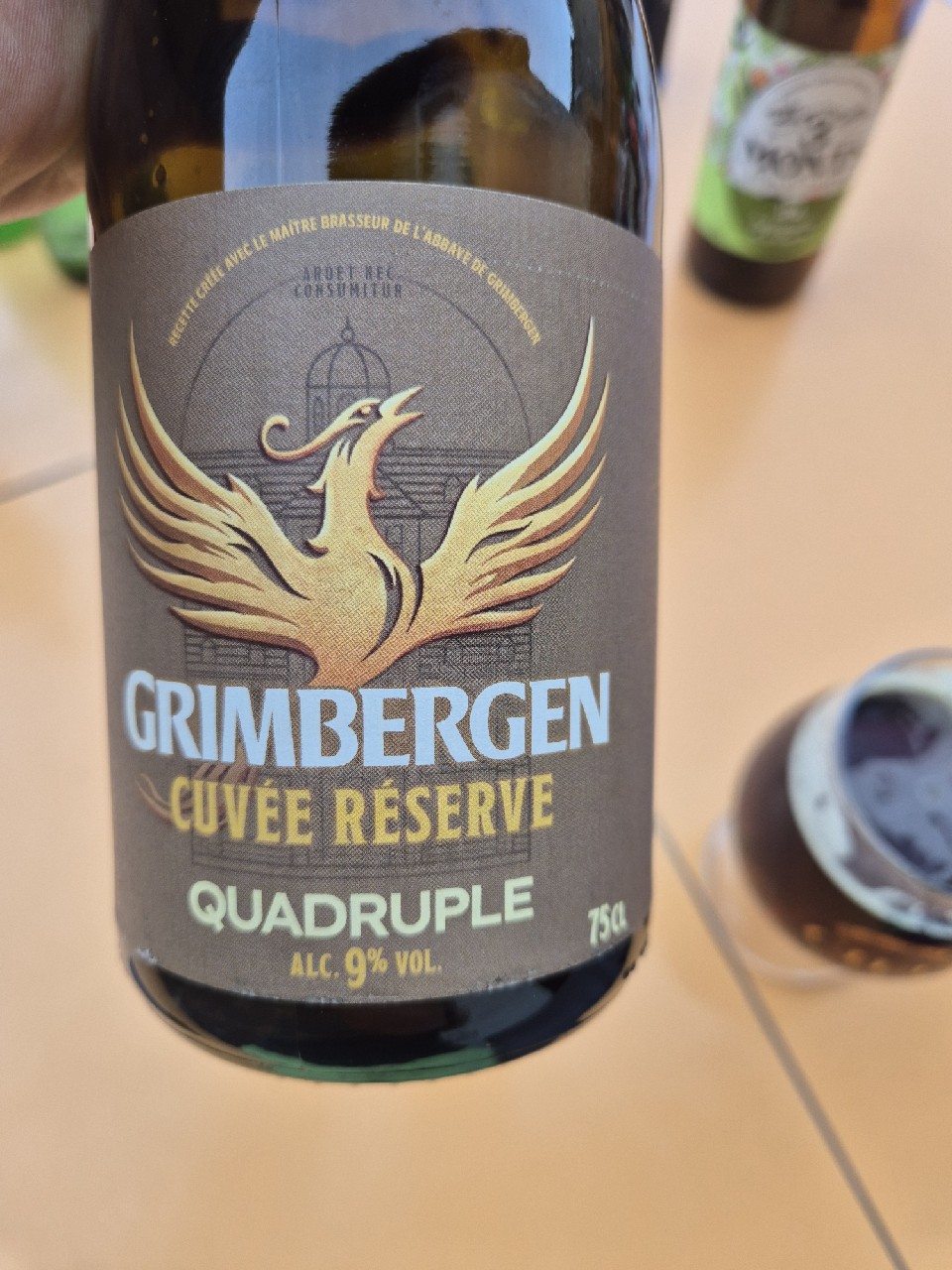Grimbergen cuvée réserve QUADRUPLE, Abbaye De Grimbergen (Carlsberg)