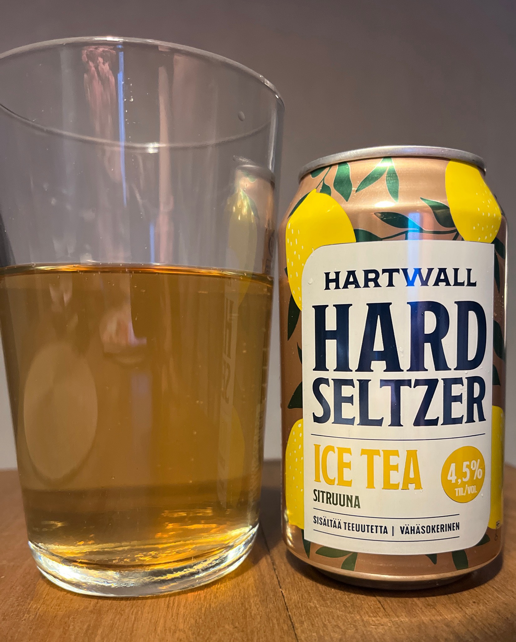 Hartwall Hard Seltzer Ice Tea Sitruuna, Finland