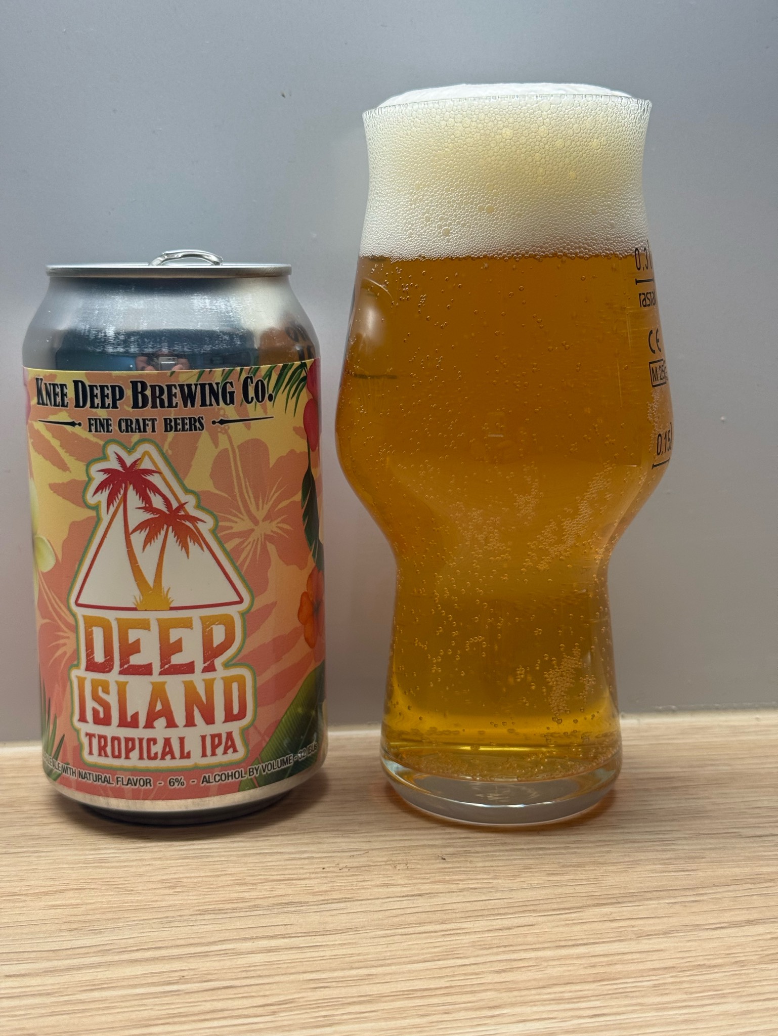 Deep Island Tropical IPA, Knee Deep Brewing Company
