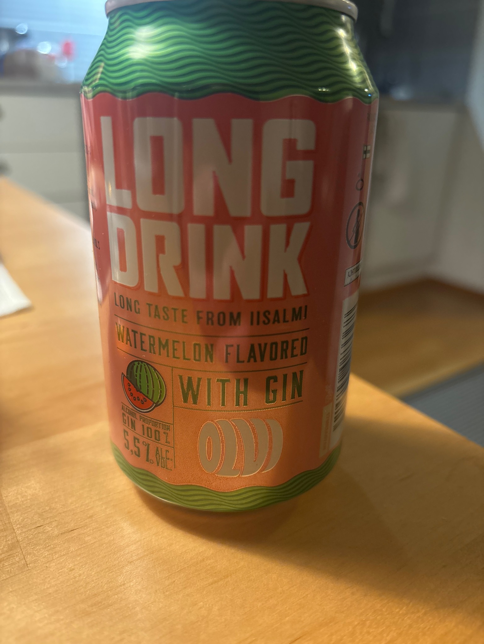 OLVI Long Drink Watermelon, Finland