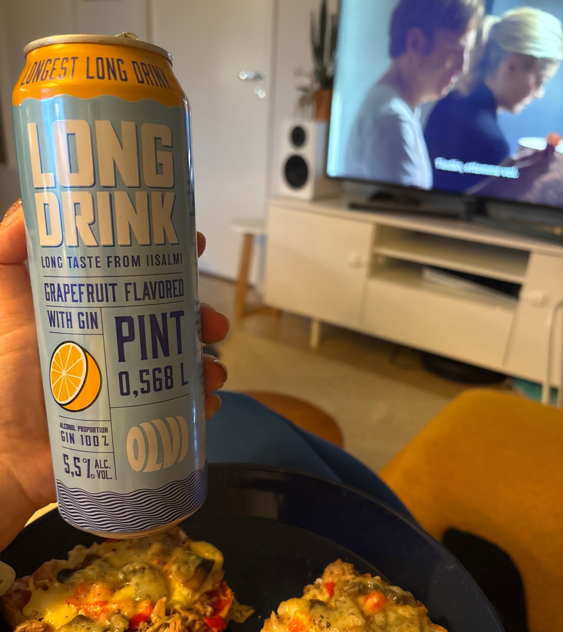 OLVI Long Drink Grapefruit, Finland