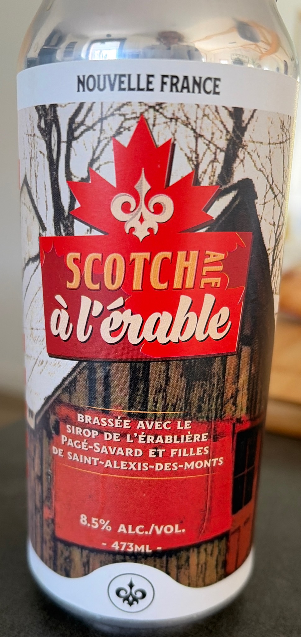 Scotch Ale à l'érable, Microbrasserie Nouvelle France