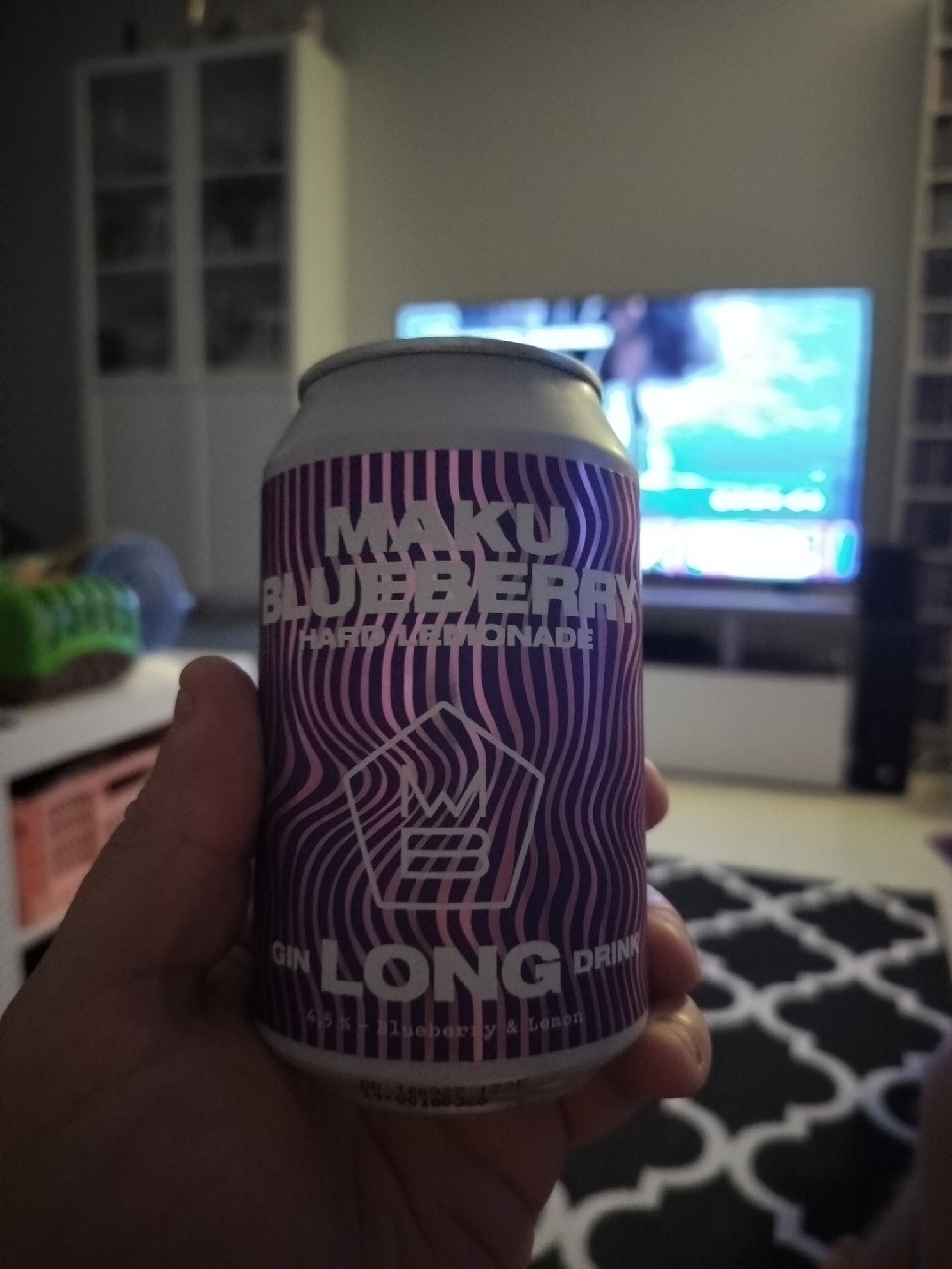 Blueberry Hard Lemonade Gin Long Drink, Finland