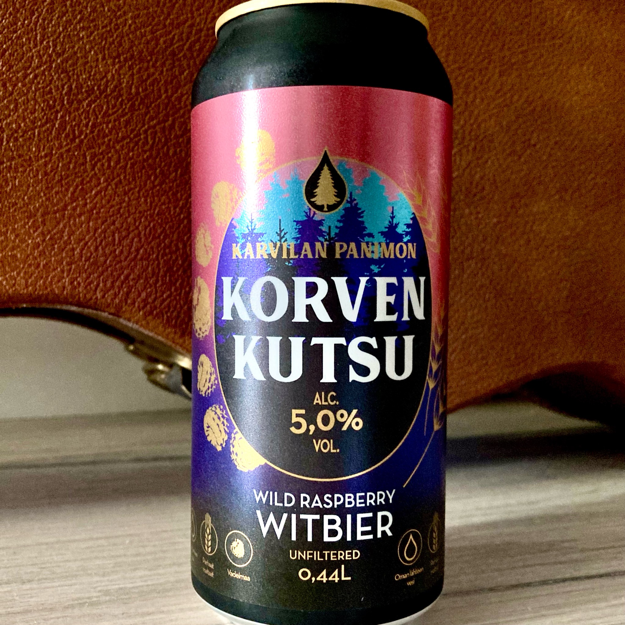 Korven Kutsu Wild Raspberry Witbier, Finland