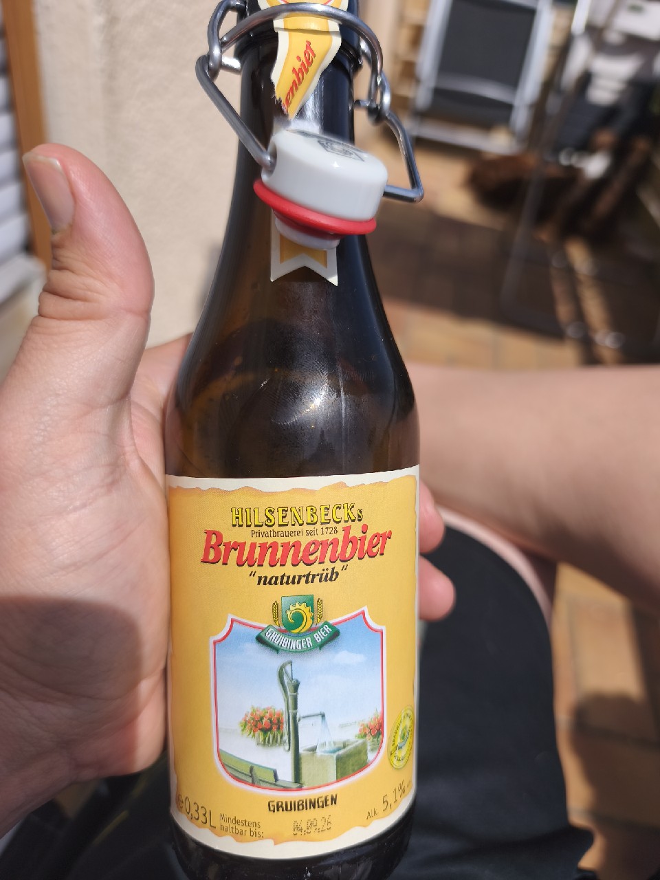 Brunnenbier, Lammbrauerei Hilsenbeck - Gruibinger Bier