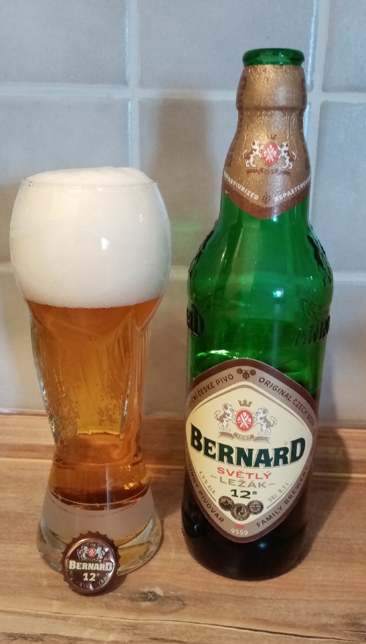 Bernard Bohemian Lager / Světlý Ležák 12°, Czech Republic