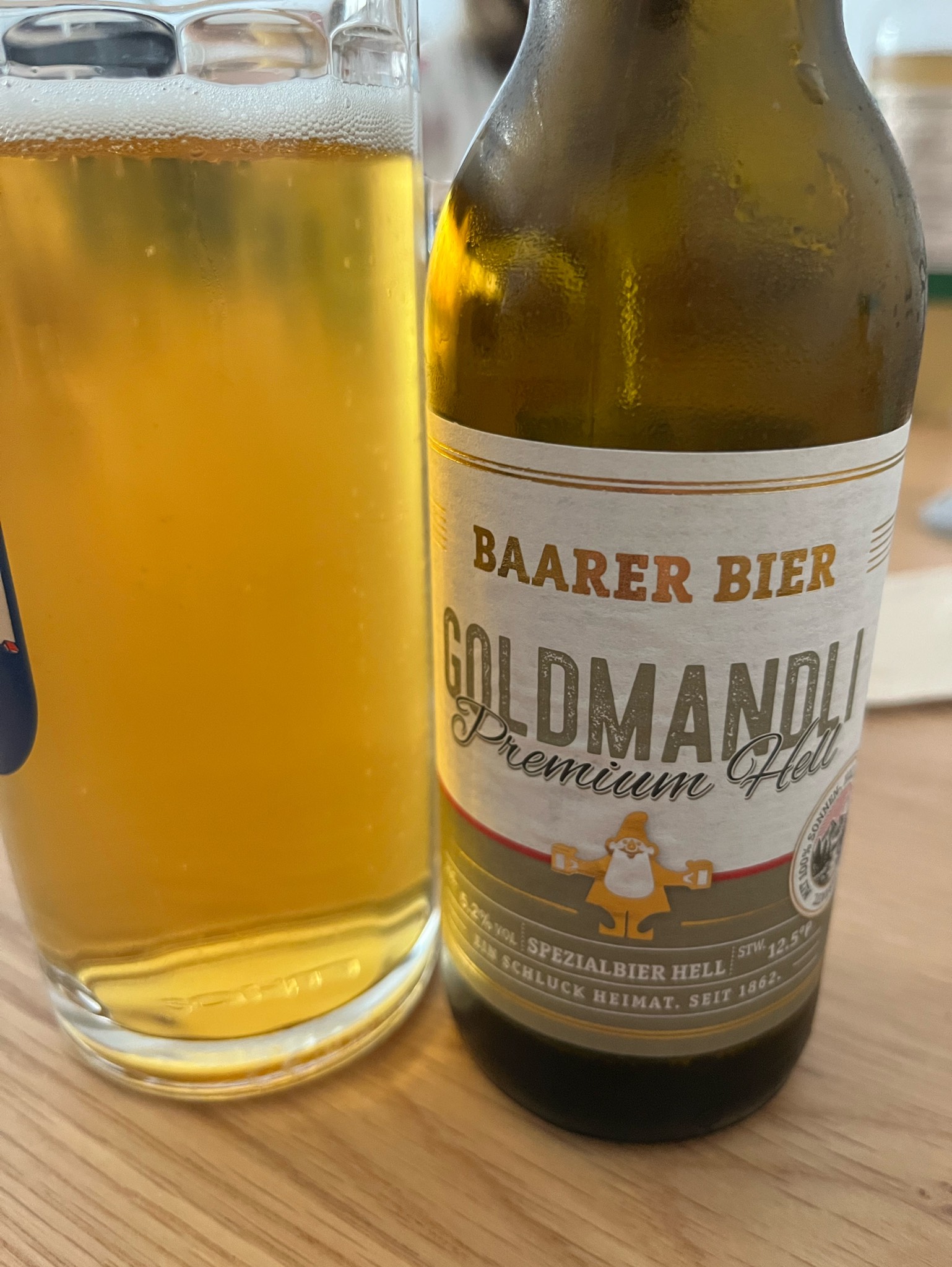 Goldmandli Premium Hell, Brauerei Baar