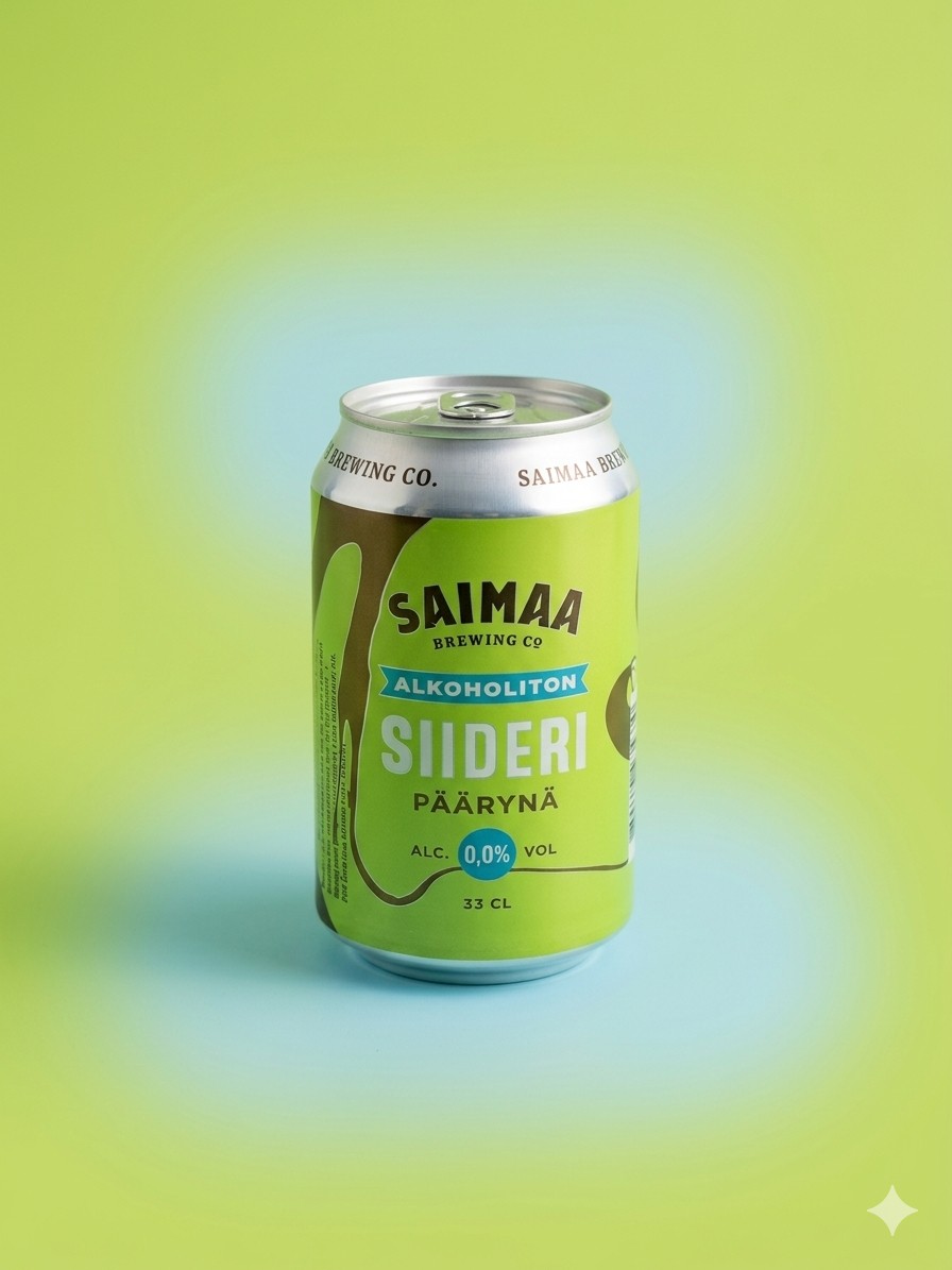 Alkoholiton Siideri Päärynä, Finland