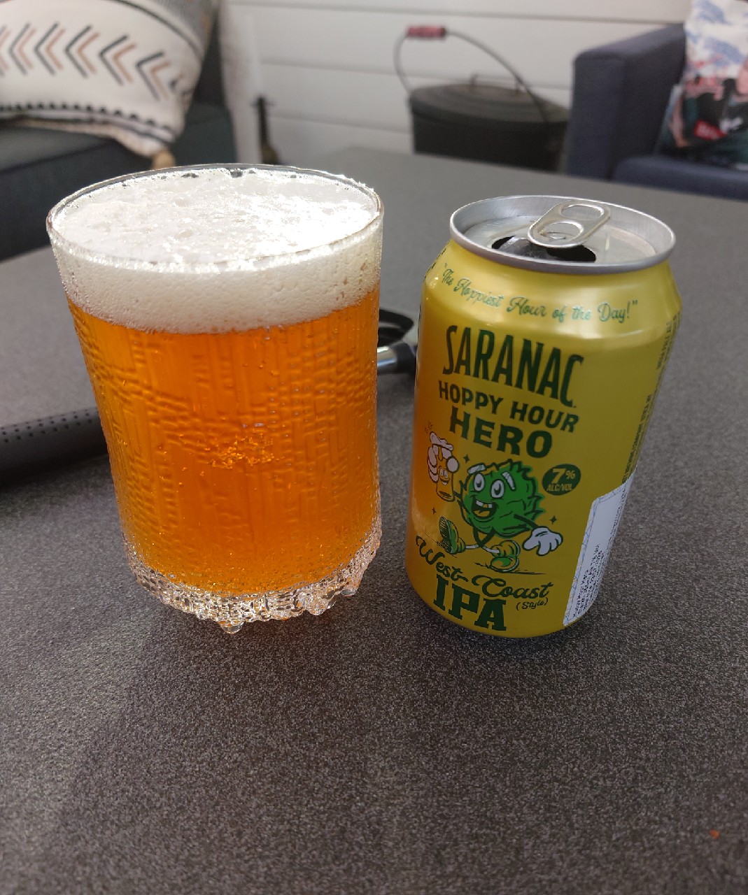 Hoppy Hour Hero IPA, Saranac Brewery