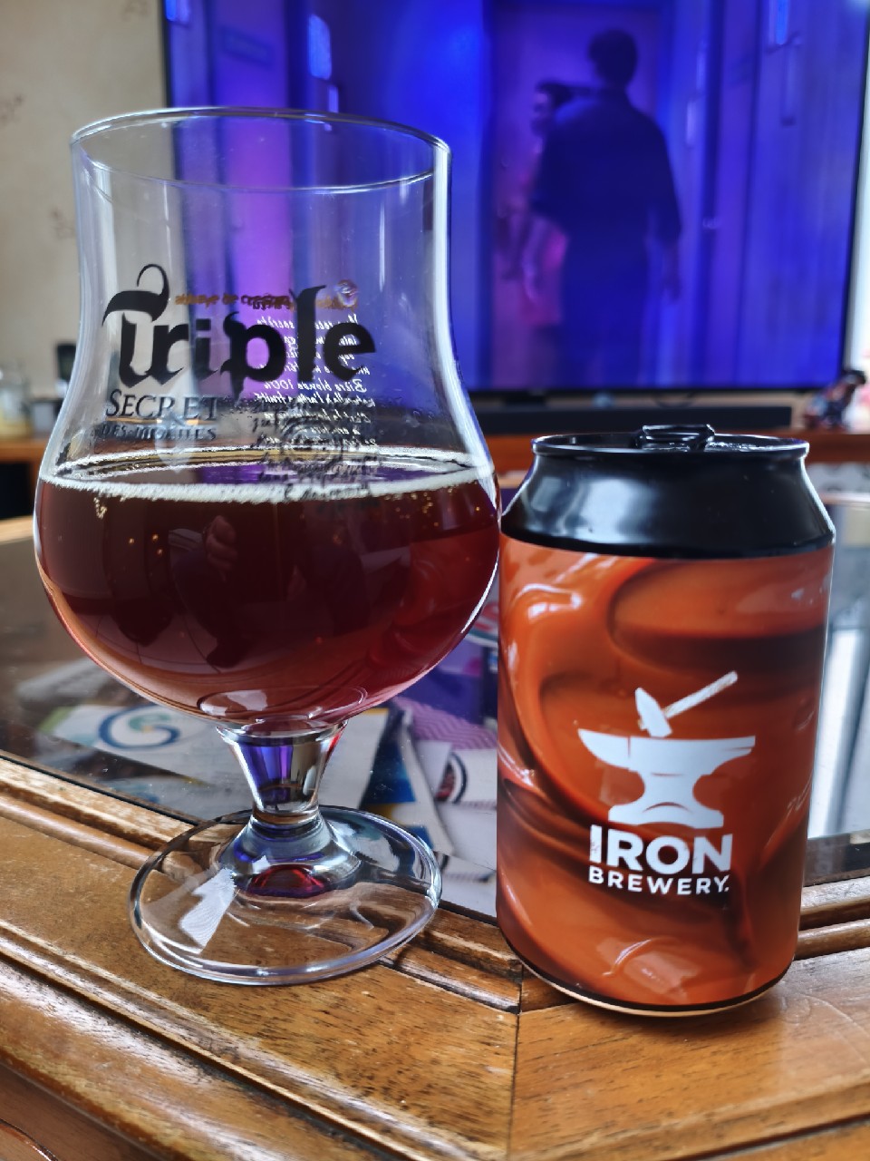 Brown Ale Caramel Beurre Salé, Brasserie Iron